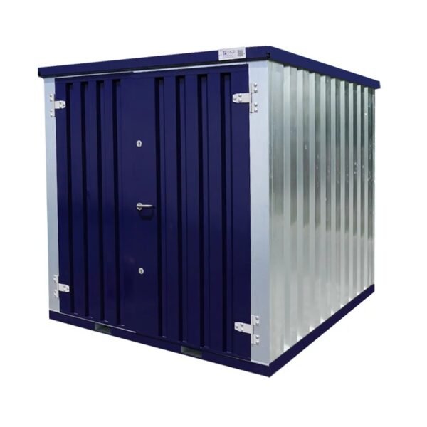Conteneur maritime modifié avec porte roll-up disponible à la location